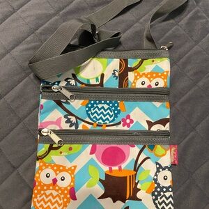 Colorful Owl Crossbody Bag
